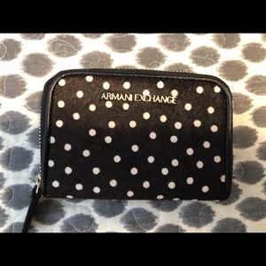 Polka Dot Armani Exchange Change Purse